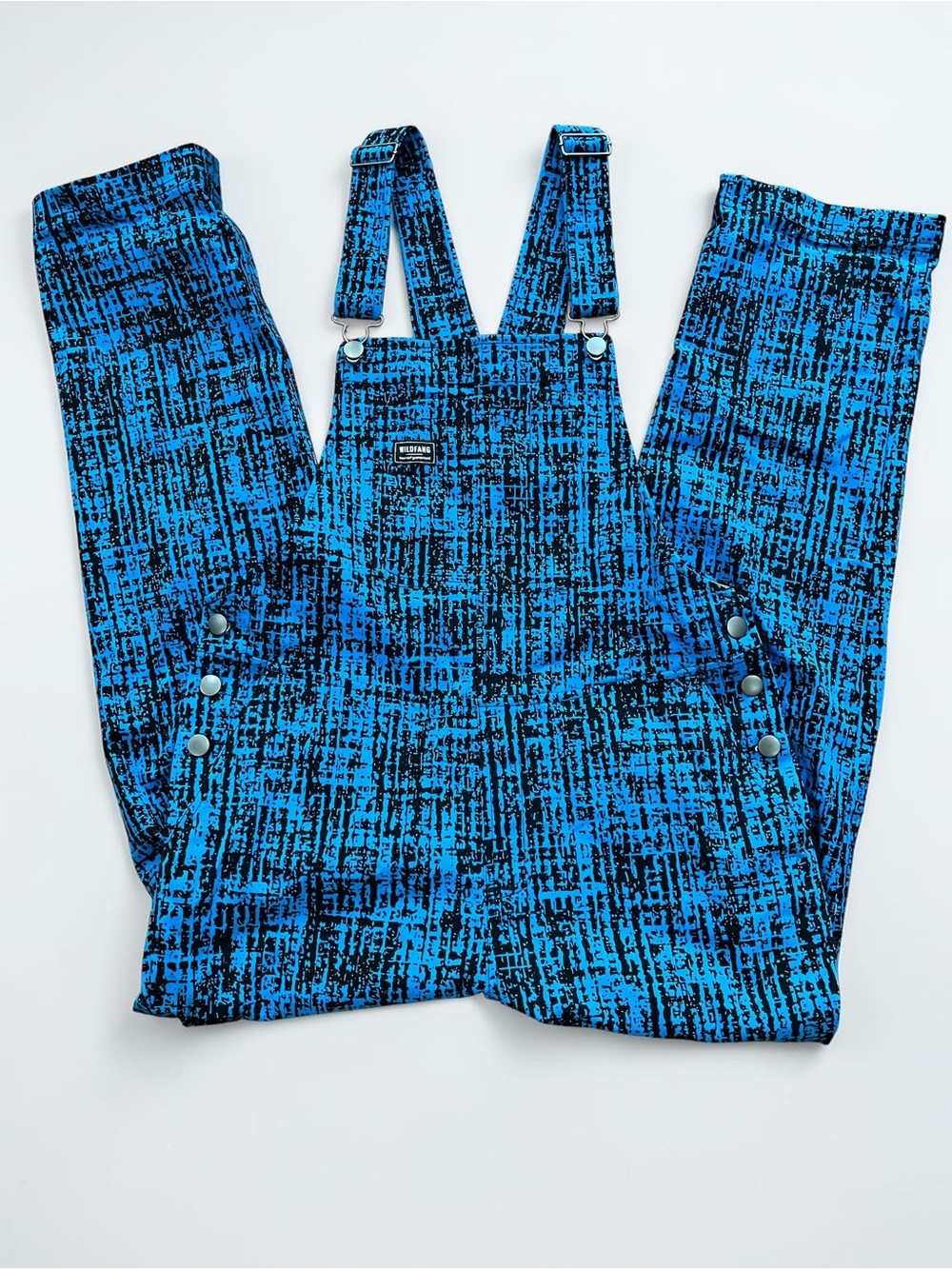 NWOT Wildfang "The Essential Overall" in Blue Wave Stretch Dungarees-S